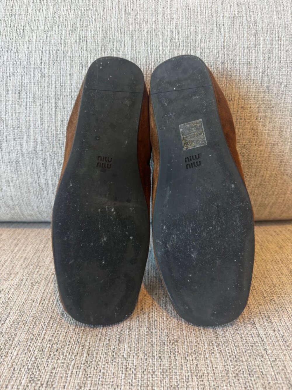 Authentic Miu Miu Ruches suede loafers - Picture 8 of 9